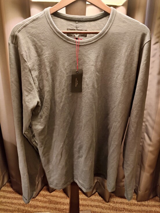 rag & bone Other - ✨ NWT Rag & Bone Long Sleeve Classic Lightweight Slub Jersey Tee (M)